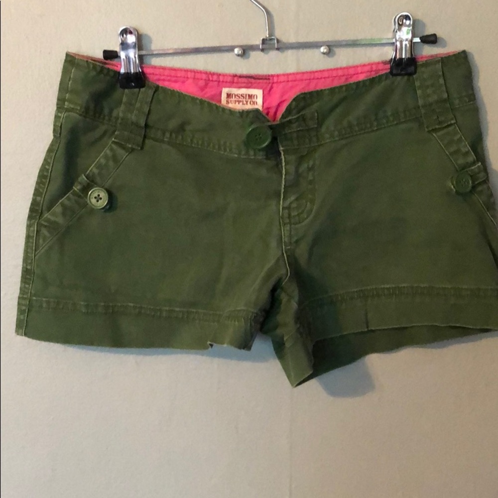 Green shorts